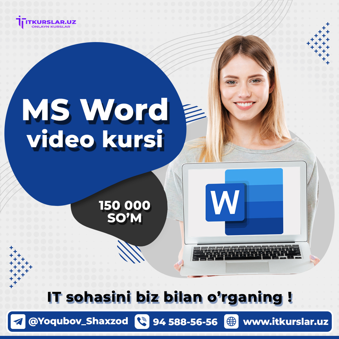 MS Word video kursi